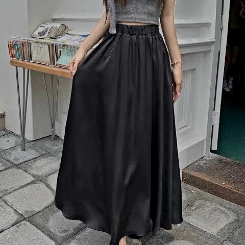 Satin Skirt 