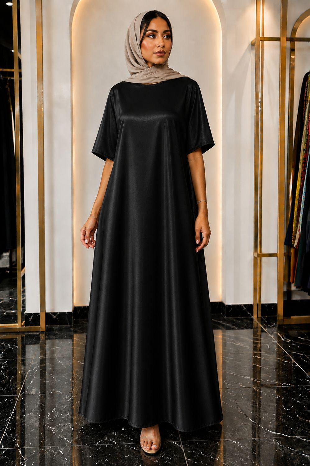 Satin Slip Dress