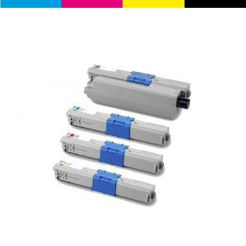 OKI 44973508 44469722, 23, 24 - Toner Rigenerato per C310dn C330 C331 C510 C511 C530 C531 MC351 MC352 MC361 MC362 MC561 MC562 dn dnw - kit 4 Colori - 2.000 pagine A4