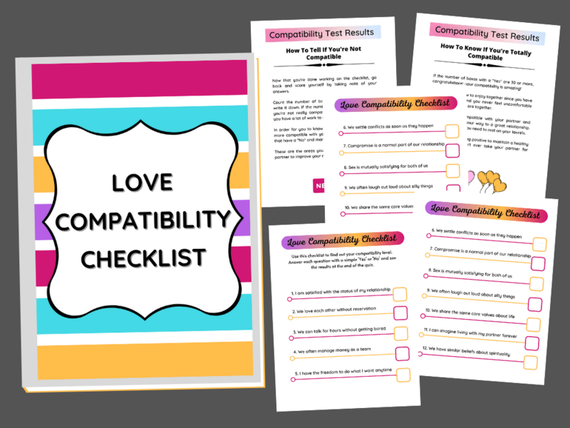 Love Compatibility Checklist Love Compatibility Checklist
