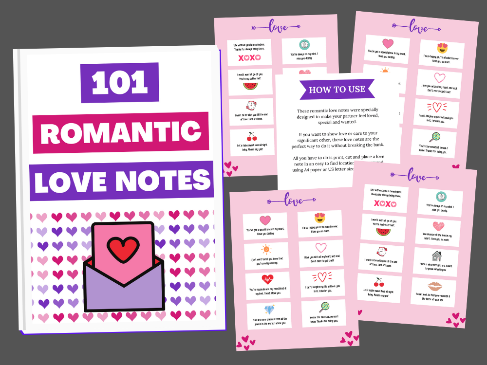 101 Romantic Love Notes