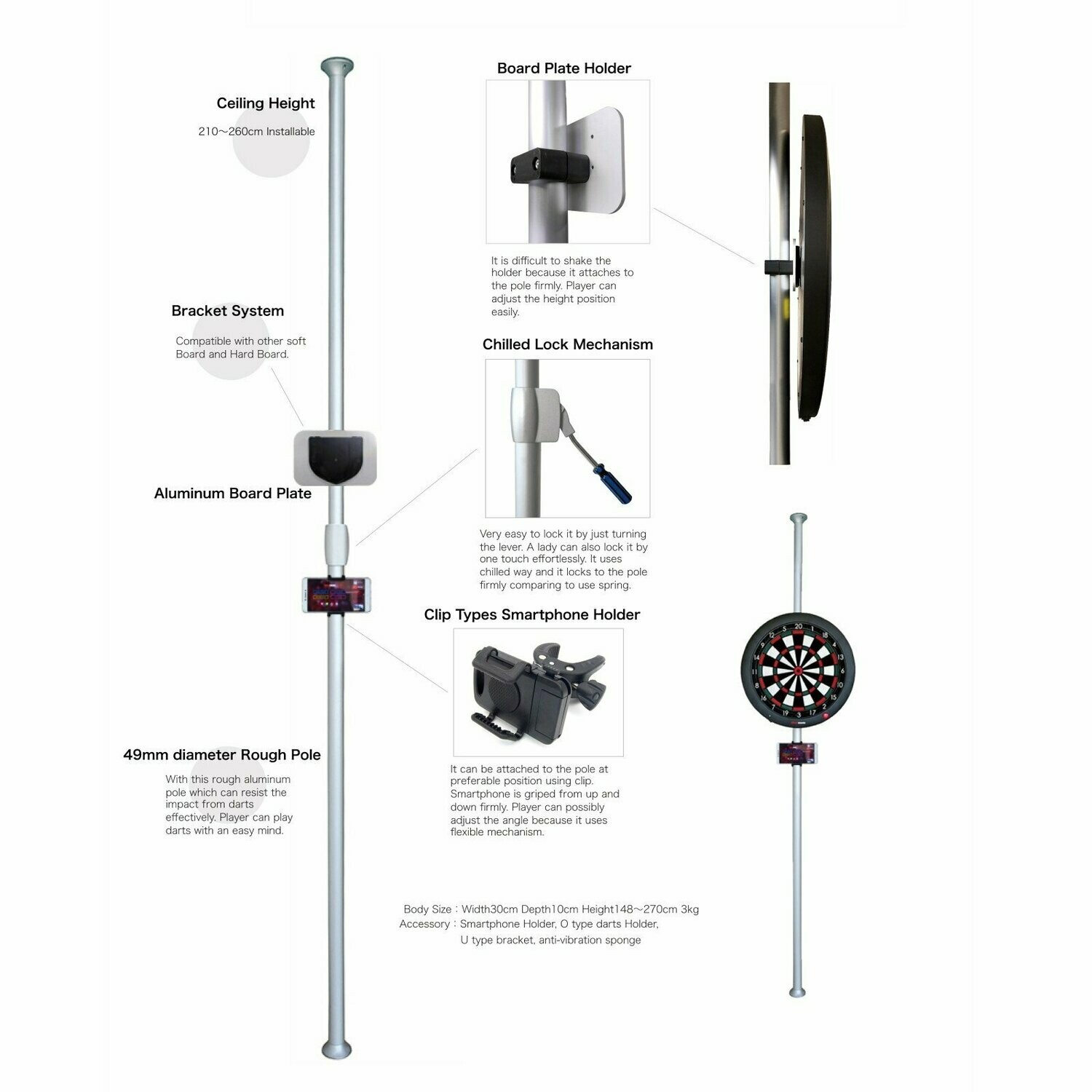 GranBoard Pole Stand