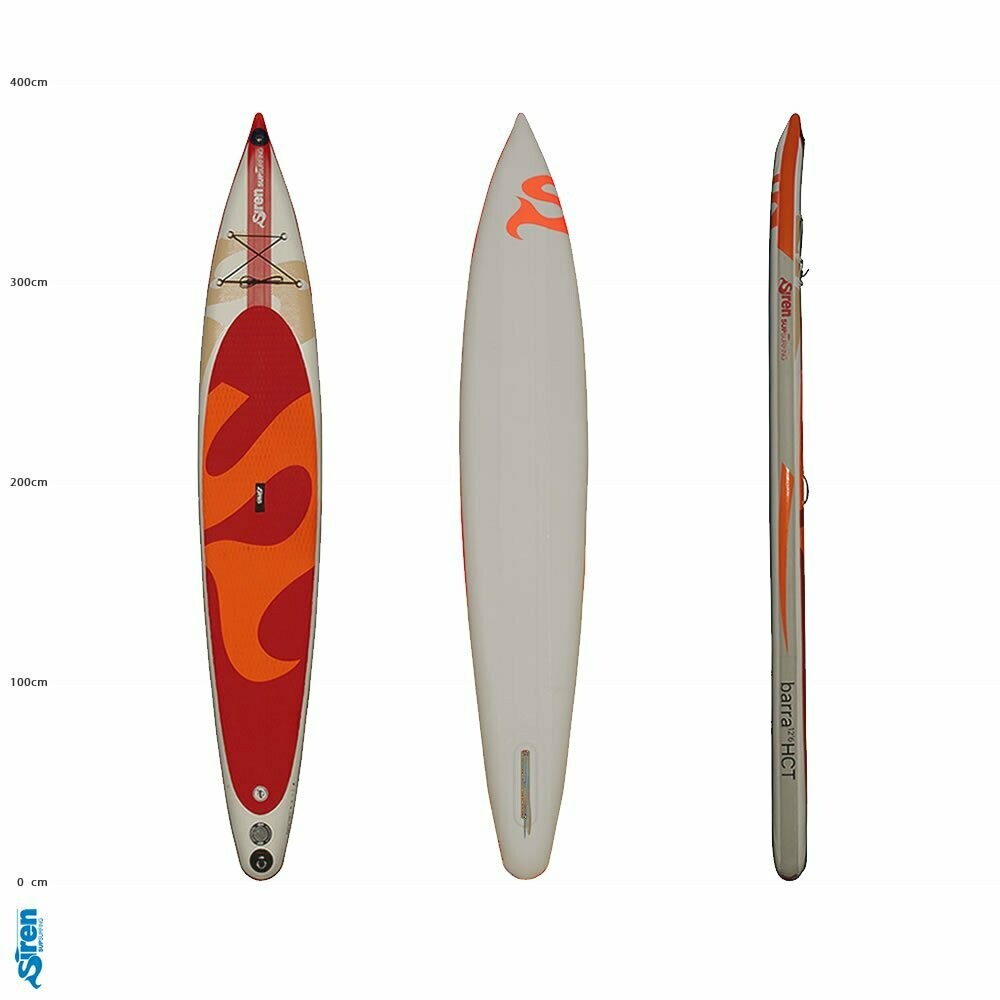 SIREN barra 12.6 HCT – unser schnellstes i-SUP Board für Profis und leichte Paddler