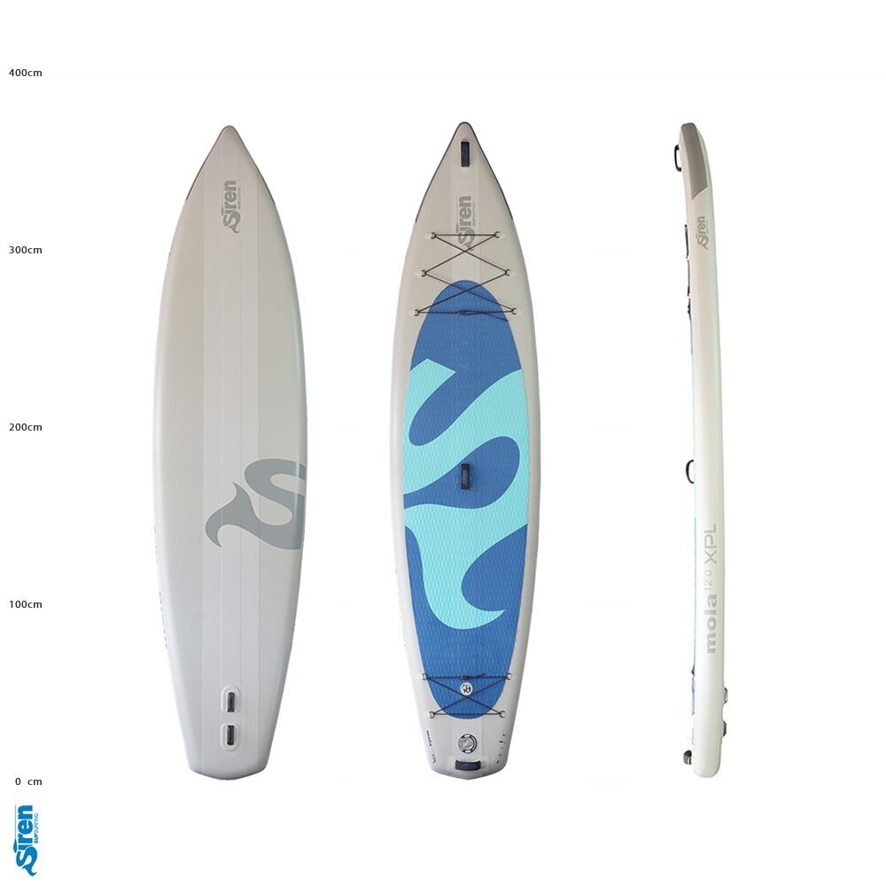 SIREN mola 12.0 XPL - i-SUP Board für Spaß, Familie und große Paddler