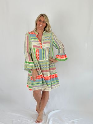 Kurzes Tunikakleid Summer, bunt Kurzes Tunikakleid Summer, bunt