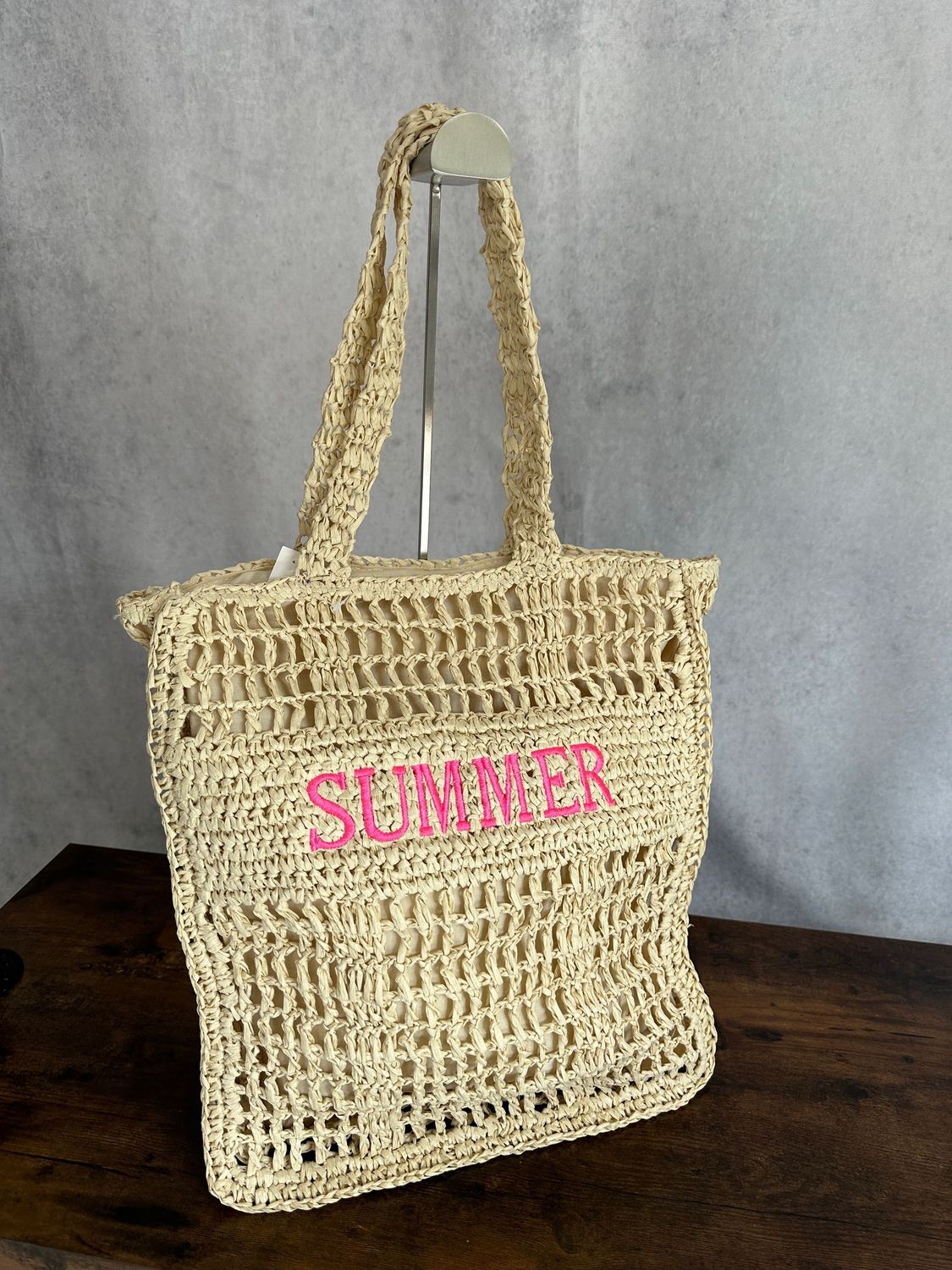 Shopper aus Bast  „Summer“, beige
