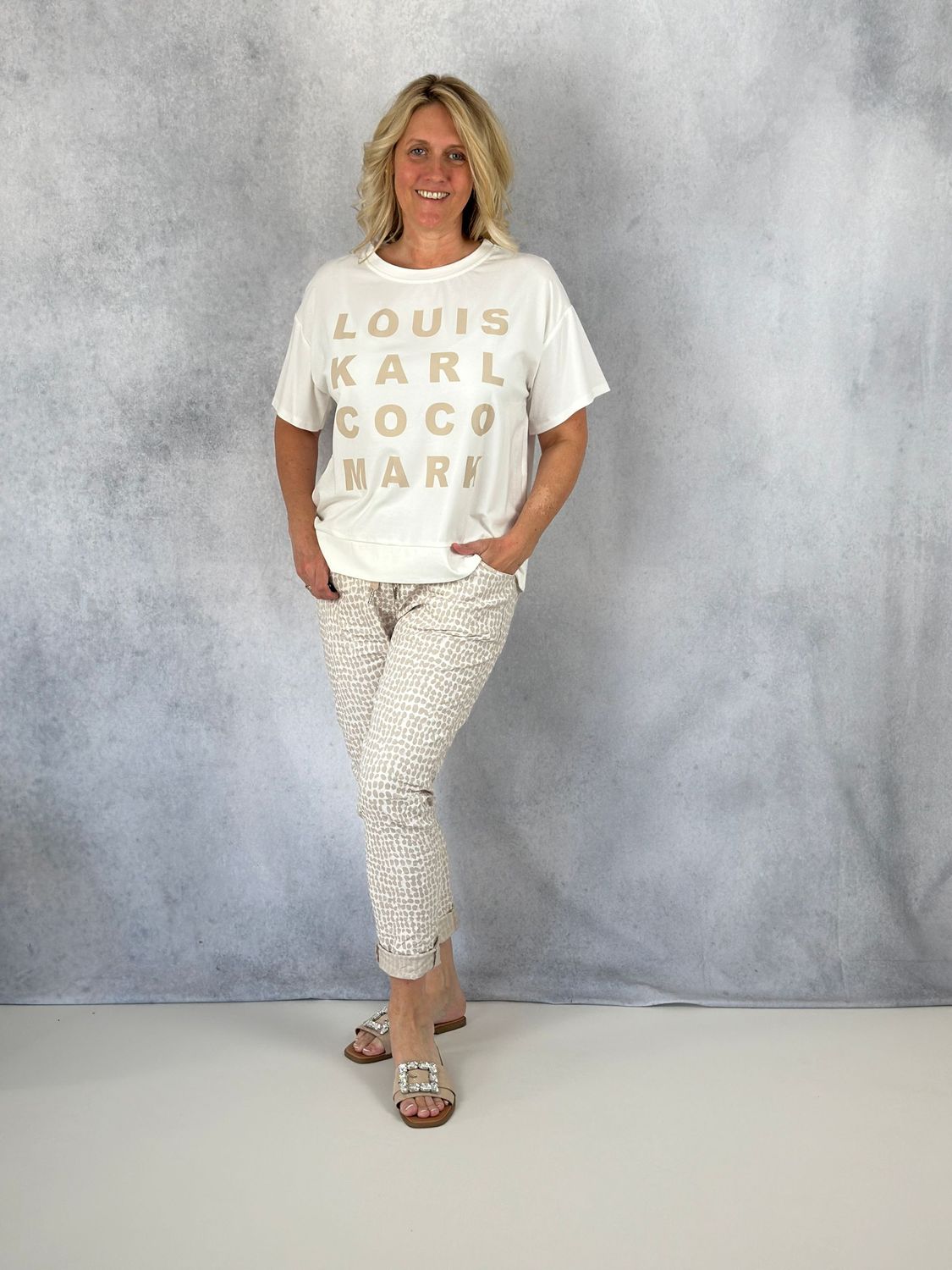 T-Shirt "Louis", creme