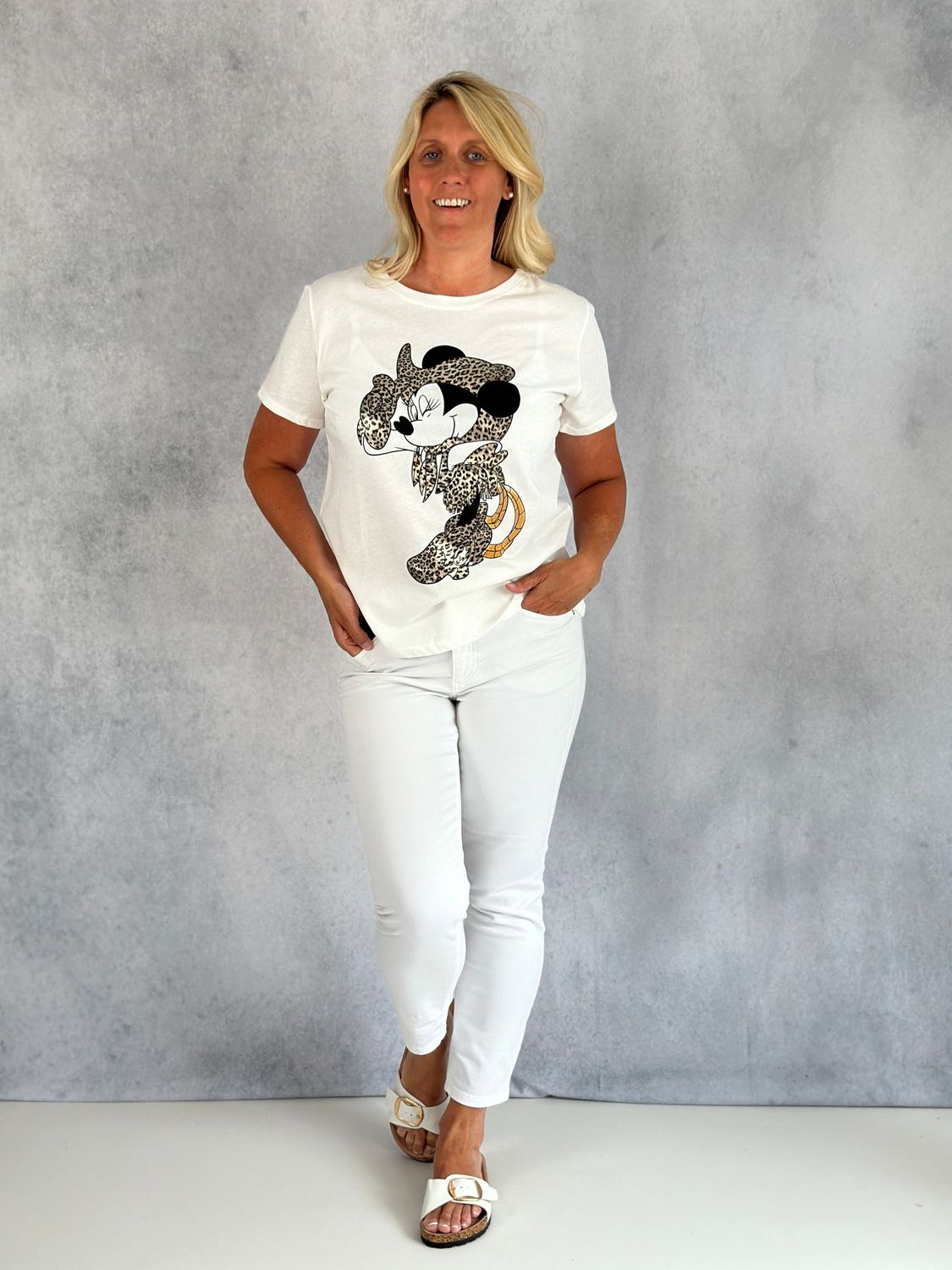 T-Shirt "Minnie Mouse", creme