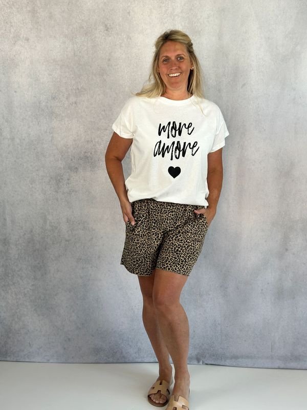 T-Shirt More Amore, weiß T-Shirt More Amore, weiß