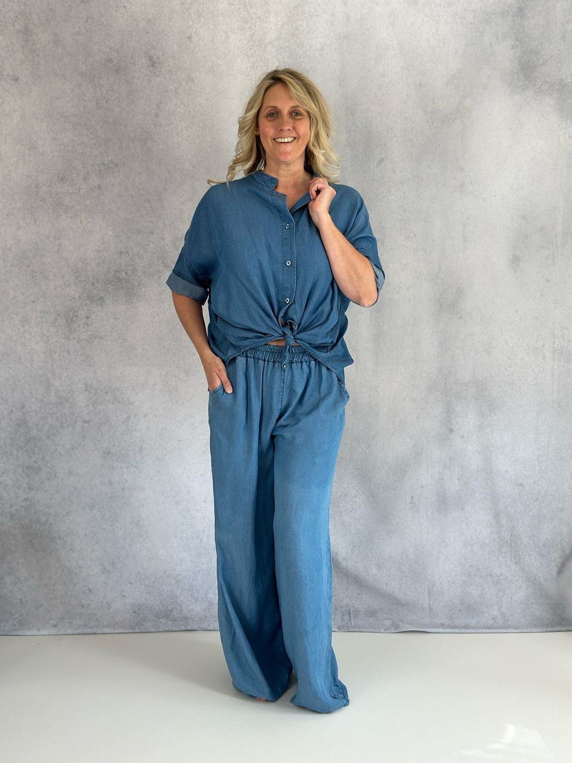 Kurzes Jeanshemd Summer, denim