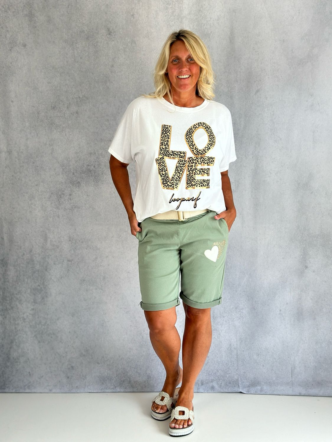 T-Shirt Sally, weiß