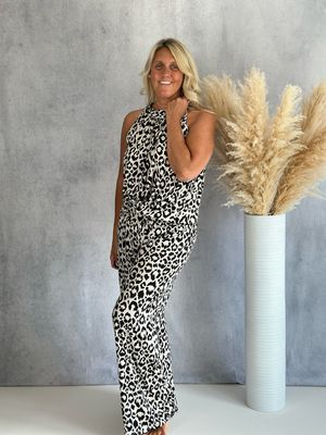 Leichte Hose Animal, creme schwarz Leichte Hose Animal, creme schwarz