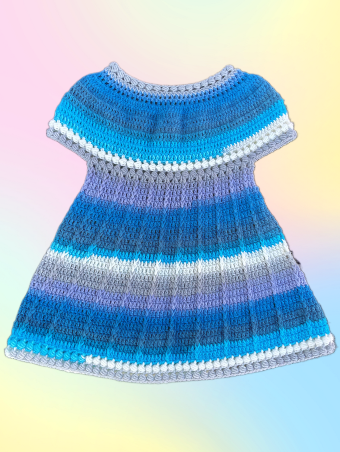 Häkel-Kleid, Gr. 116