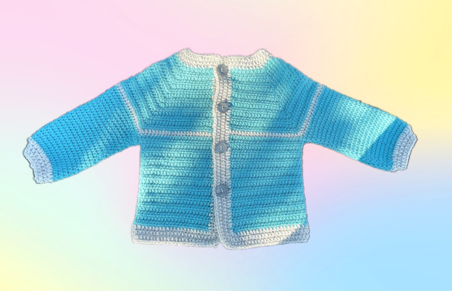 Häkel-Jacke  Gr. 74/80