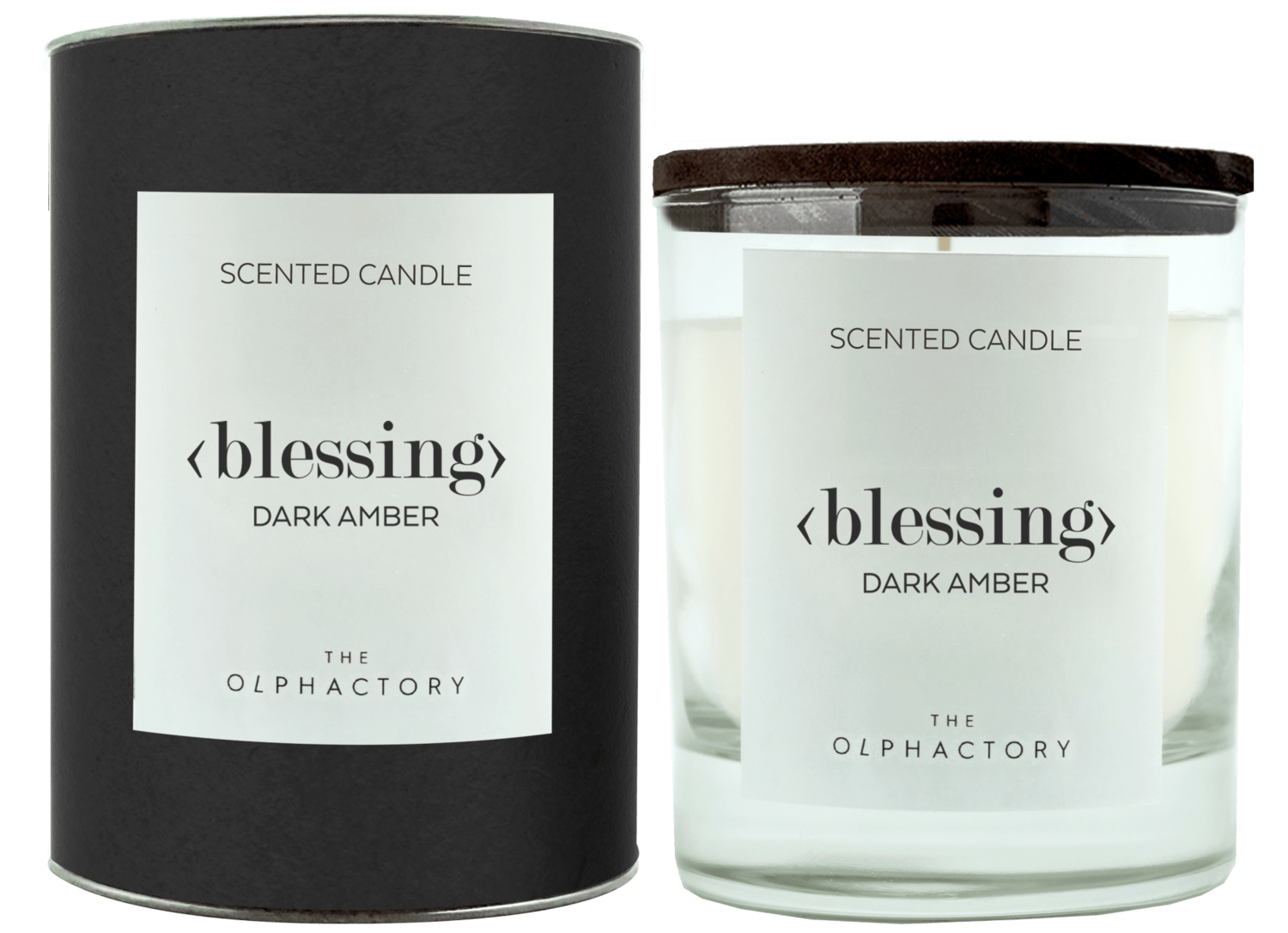 <Blessing> - Dark Amber (40 uur) ~ Scented Candle