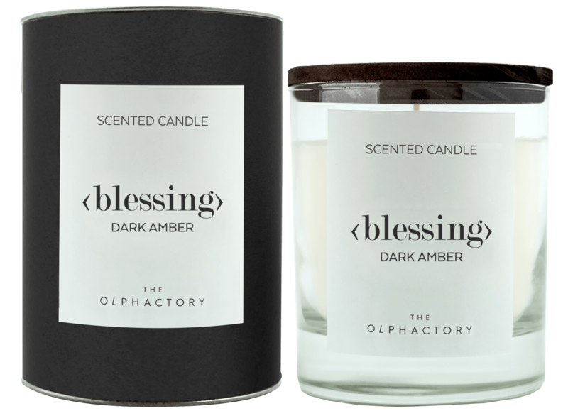<Blessing> - Dark Amber (40 uur) ~ Scented Candle