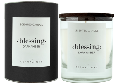 <Blessing> - Dark Amber (40 uur) ~ Scented Candle