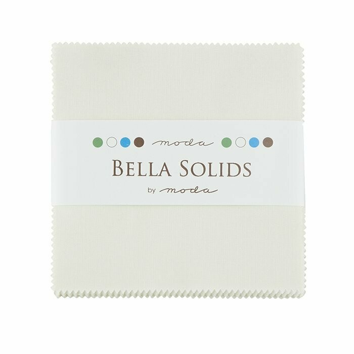Bella Solid charm packs - Porcela