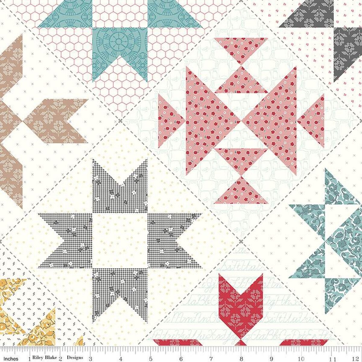 Lori Holt Stitch  Cheater print