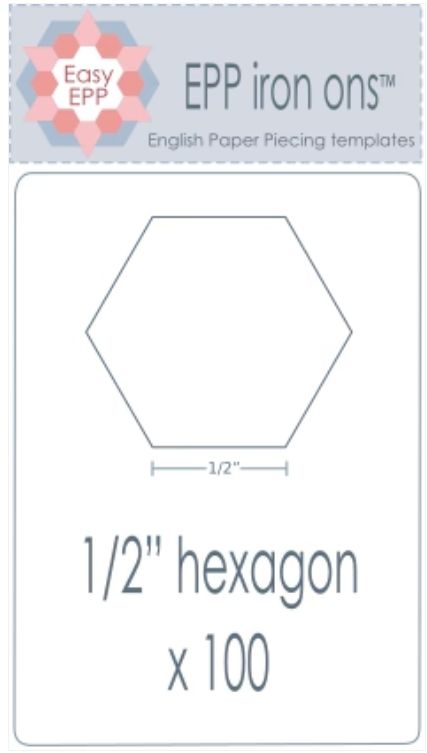 EPP02 1/2" hexie x 100
