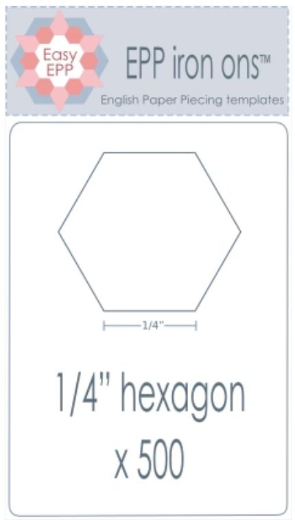 EPP01 1/4" hexagon x 500