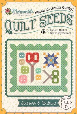 Quilt Seeds Scissors & Buttons pattern by Lori Holt Quilt Seeds Scissors & Buttons pattern by Lori Holt