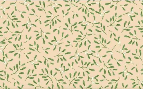 Makower Country Christmas Mistletoe Cream