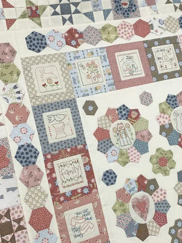 The Birdhouse Heartstrings Quilt Pattern by Natalie Bird The Birdhouse Heartstrings Quilt Pattern by Natalie Bird