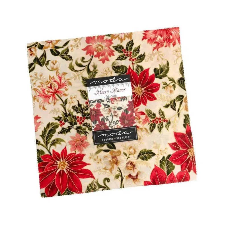 Moda Merry Manor Metallic Layer Cake
