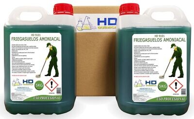 Fregasuelos Amoniacal Caja de 2 garrafas 9101 (10 kg)