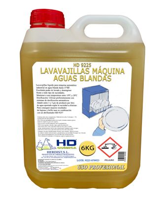 LAVAVAJILLAS MÁQUINA AGUAS BLANDAS