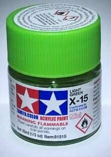 Tamiya 81515 Mini Acrylic X-15 Light Green