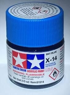 Tamiya 81514 Mini Acrylic X-14 Sky Blue