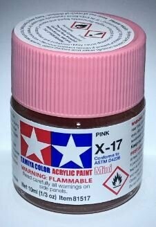 Tamiya 81517 Mini Acrylic X-17 Pink