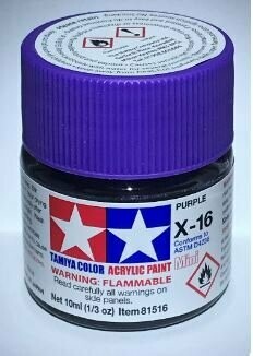 Tamiya 81516 Mini Acrylic X-16 Purple
