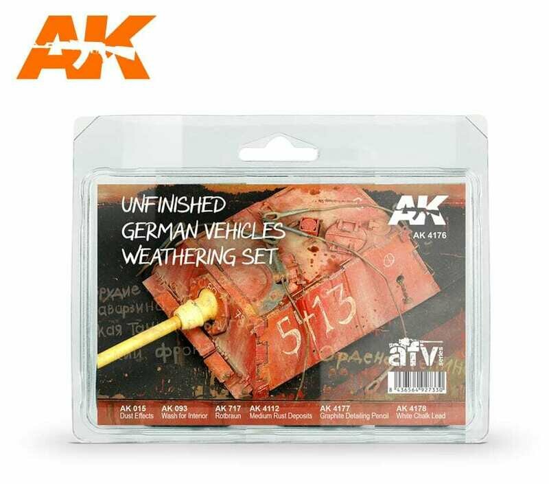 AK Unfinished German Vehicles Weathering Set