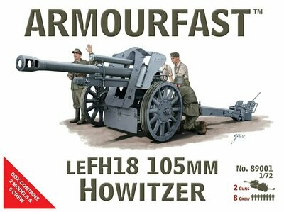 Armourfast 89001 1/72 LEFH18 Howitzer 105mm