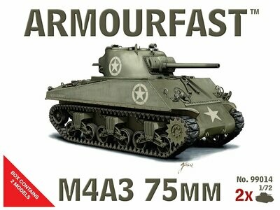 Armourfast 99014 1/72 Sherman M4A3 75mm