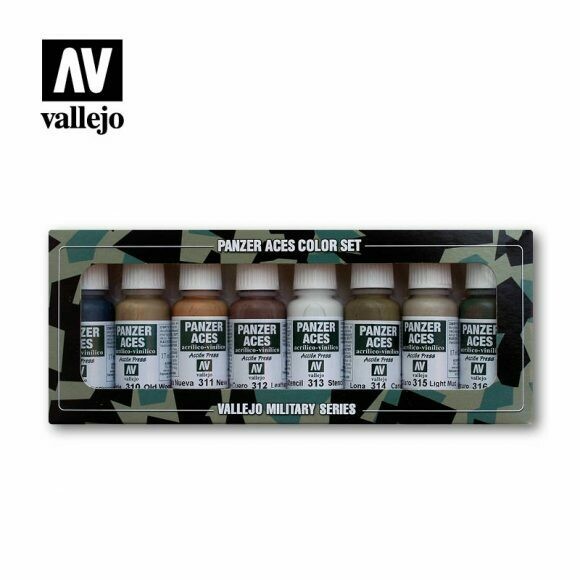 AV Vallejo Model Colour Set - Panzer Aces No. 2