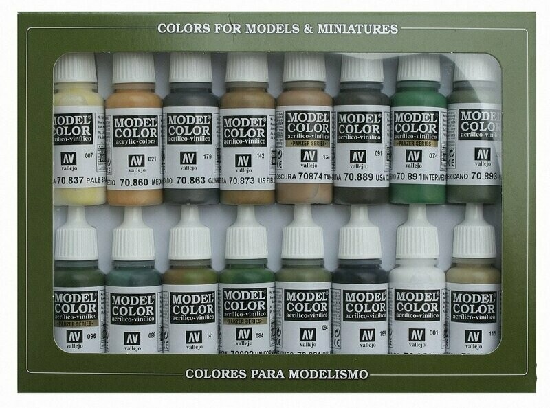 AV Vallejo Model Colour Set - WW2 Allies