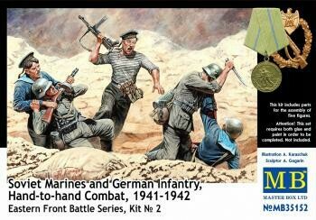 Master Box 1/35 Soviet Marines & German Infantry
