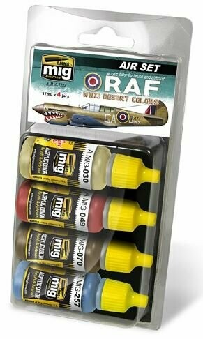 MIG Air Set RAF WWII Desert Colours