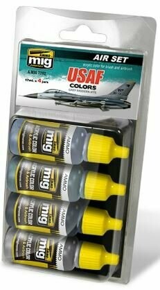 MIG Air Set USAF Set 1: Grey Modern Jets