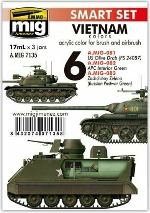 MIG Smart Set 6 - Vietnam Colours