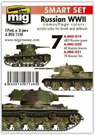 MIG Smart Set 7 Russian WWII Colours