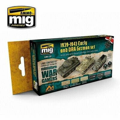 MIG Wargame 1939-1943 Early German & DAK set