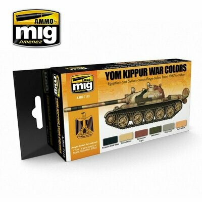 MIG Yom Kippur War Colours