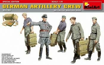 Miniart 1/35 German Artillery Crew - Special Edition