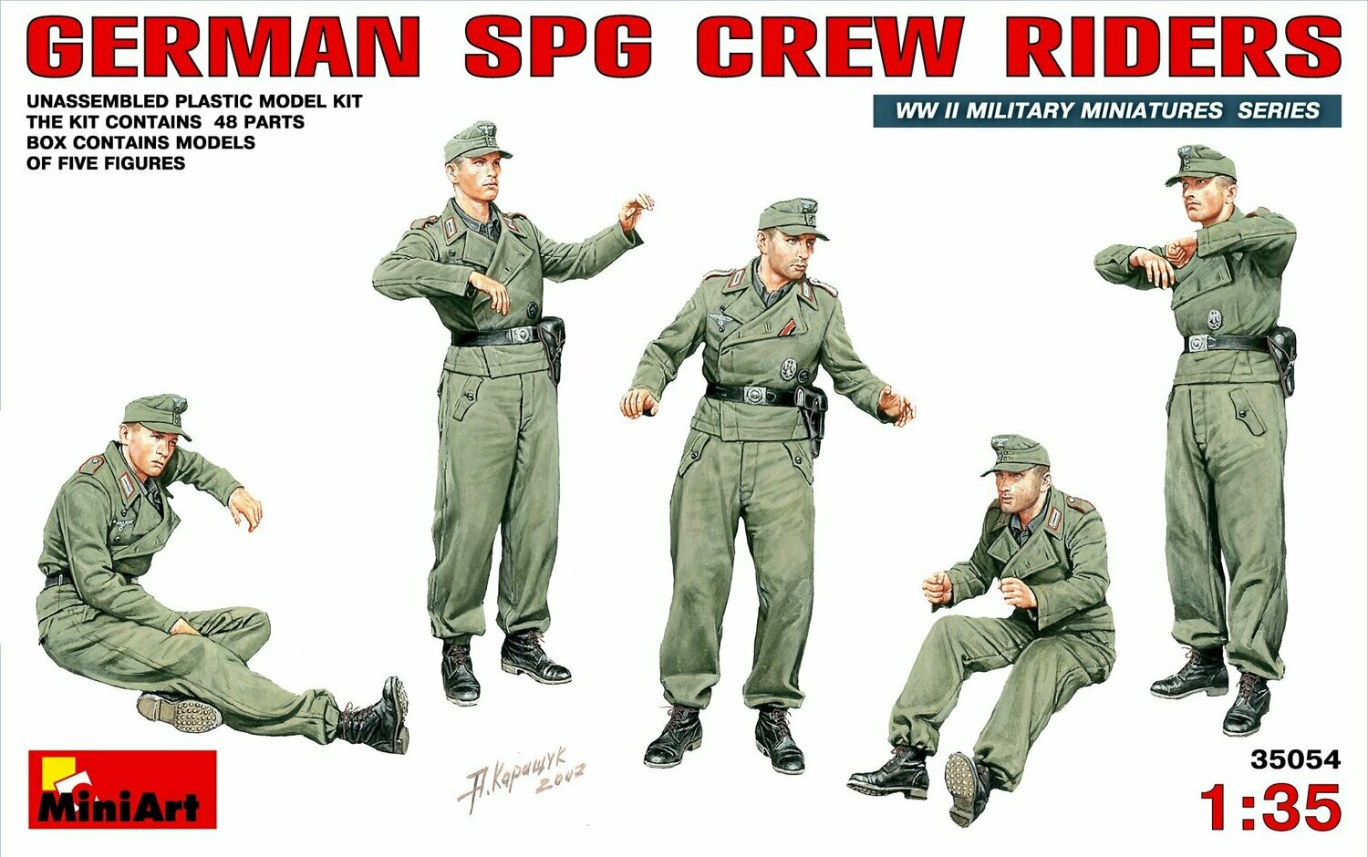 Miniart 1/35 German SPG Crew Riders