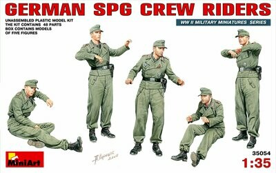 Miniart 1/35 German SPG Crew Riders